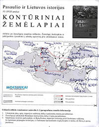 Istorija, 8 klasė, Pasaulio ir Lietuvos istorijos kontūriniai žemėlapiai